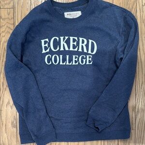 Blue Eckerd College womens Sweatshirt, size medium